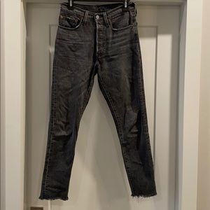 Levi’s 501 Washed Black Skinny Jeans